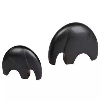 Декоративный предмет Dream River Слон керамика черный 4.5x12 см