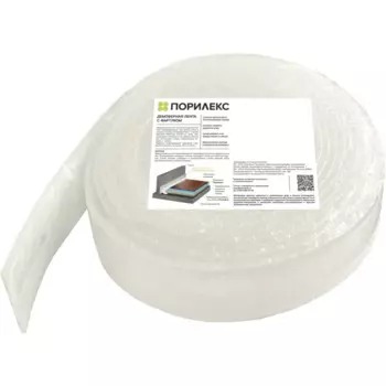 Демпферная лента с фартуком 0.1x25 м