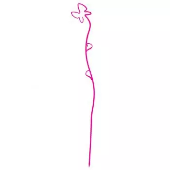 Опора для орхидей 56 см пластик розовый