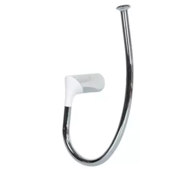 Держатель для полотенец Swensa Lock SWR-6600-07-CRM кольцо цвет белый