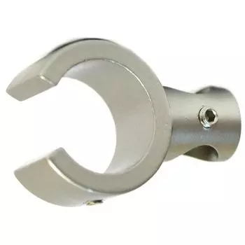 Держатель для штанги 3 см цвет матовая сталь