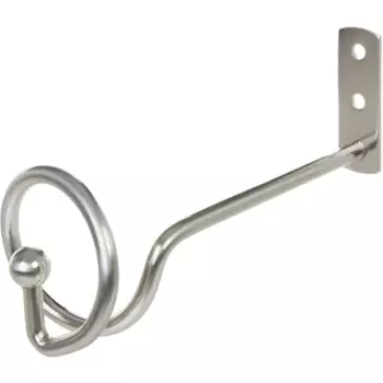 Держатель для штор Inspire 14.4 см металл цвет матовый хром