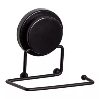 Держатель для туалетной бумаги Fixsen Magic Black без крышки цвет черный