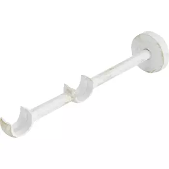 Держатель двухрядный открытый Inspire алюминий цвет белый классик 20 см