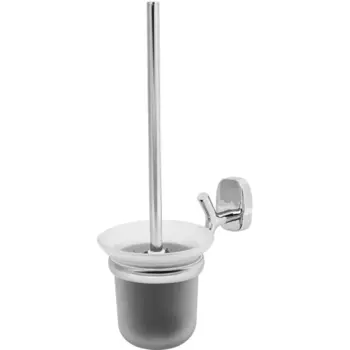 Держатель ершика для унитаза Lemer Nature стекло цвет хром/стекло