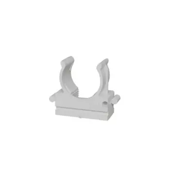 Держатель-клипса для труб Lexman D20 мм цвет серый 50 шт.