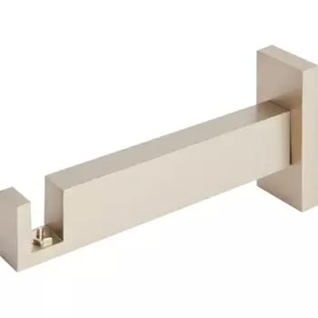 Держатель однорядный Inspire Квадро алюминий цвет сатин 13 см