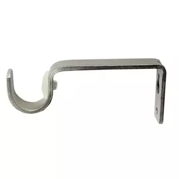 Держатель однорядный простой Inspire металл цвет никель 2 см