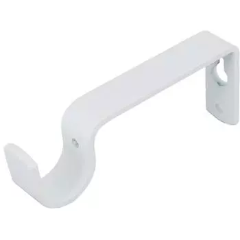 Держатель однорядный простой Orbis, металл, цвет белый