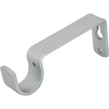 Держатель однорядный простой Orbis металл цвет серебро 2 см