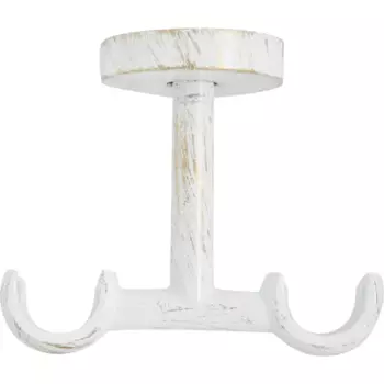 Держатель потолочный Inspire алюминий цвет белый классик 20 см