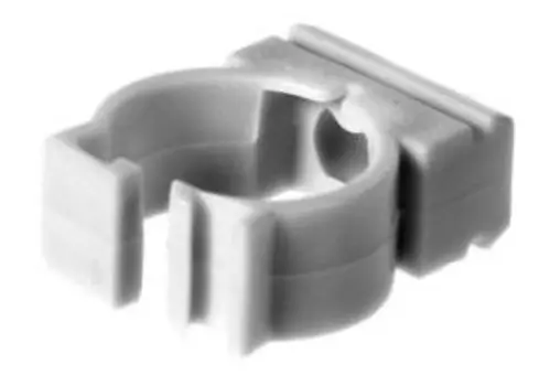 Держатель с защелкой для труб Экопласт D16 мм, 10 шт.