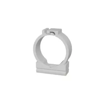 Держатель с защелкой для труб Lexman D25 мм цвет серый 10 шт.