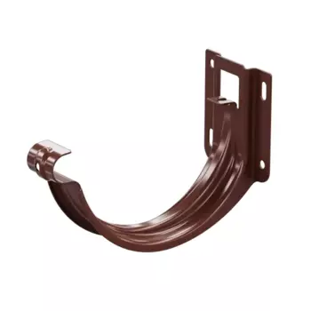 Держатель желоба карнизный 125 цвет коричневый