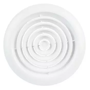 Диффузор вентиляционный Вентс МВ 100 ПФс D100 мм ABS-пластик цвет белый