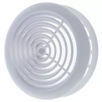 Диффузор вентиляционный Вентс МВ 125 ПФс D125 мм ABS-пластик цвет белый