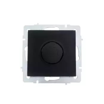 Диммер встраиваемый Lezard Vesna 1000 Вт цвет черный бархат