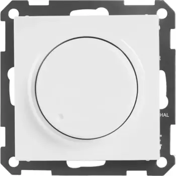 Диммер встраиваемый поворотный Systeme Electric W59 400 Вт цвет белый