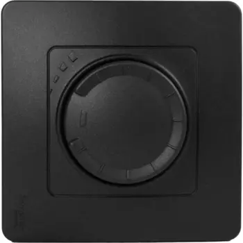 Диммер встраиваемый Systeme Electric Blanca 400 Вт цвет антрацит