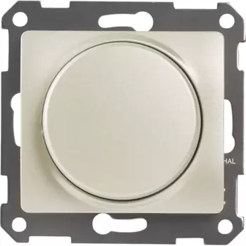 Диммер встраиваемый Systeme Electric Glossa 400 Вт цвет платина
