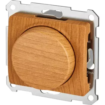 Диммер встраиваемый Systeme Electric Glossa 400 Вт цвет дуб