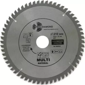 Диск отрезной по мультиматериалам Trio-Diamond MM904 210x32/30x2 мм