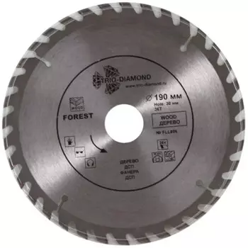 Диск пильный по дереву Trio-Diamond FLL806 36Т 190x30x2.4 мм