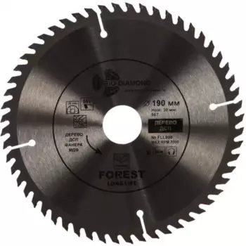 Диск пильный по дереву Trio-Diamond FLL808 56Т 190x30x2.4 мм