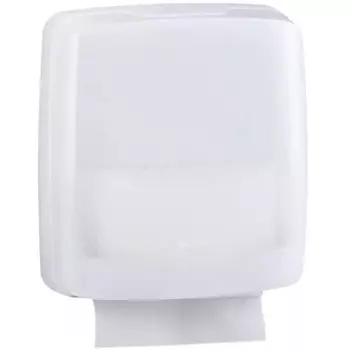 Диспенсер для бумажных полотенец Merida Harmony AHB102, пластик, цвет белый