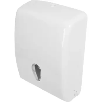 Диспенсер для бумажных полотенец Nofer пластик белый