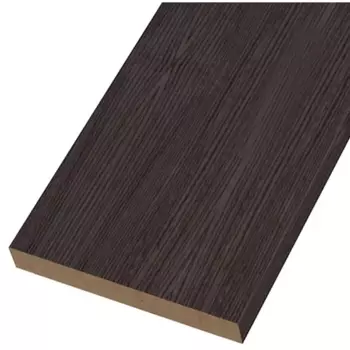 Добор 2070x150x8 мм ПВХ ламинация цвет орех тёмный