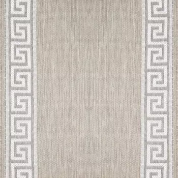 Дорожка ковровая «Дели» 1 м, цвет бежевый