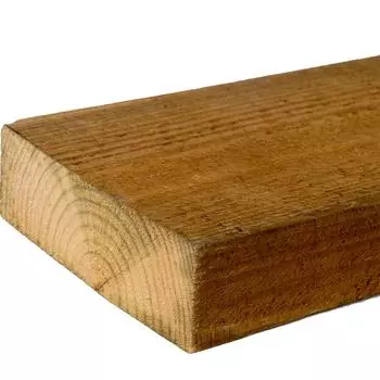 Доска нестроганая импрегнированная 50х200x6000 мм хвоя