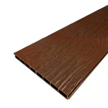 Доска заборная ДПК 25x285x3000 мм коричневая