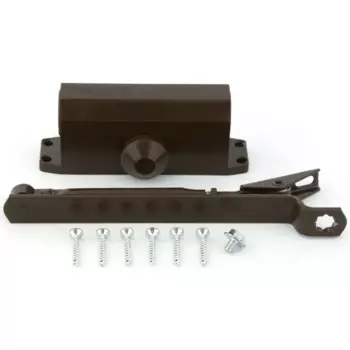 Доводчик дверной Фабрика замков 15-25 кг, цвет коричневый