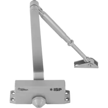 Доводчик дверной 410F Isparus 60 кг силумин цвет серый