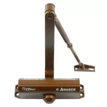 Доводчик дверной ISP 430 максимальная нагрузка 120 кг цвет коричневый