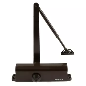Доводчик дверной Vanger DC-180-BR, 180 кг, металл, цвет коричневый