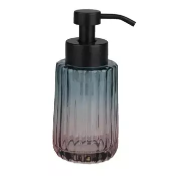 Дозатор для мыла санрайз стекло розово-голубой