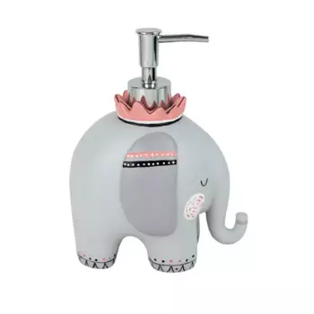 Дозатор для мыла саванна полирезина серый