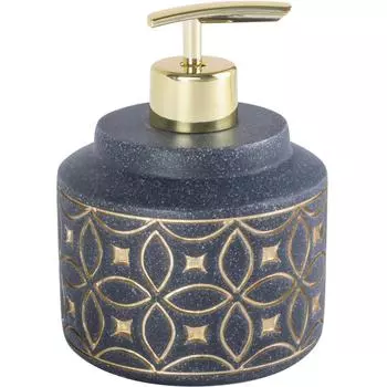 Дозатор для жидкого мыла Coin, пластик, цвет серый