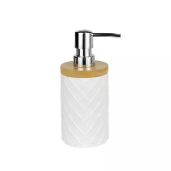 Дозатор для жидкого мыла Lemer Lille полирезин цвет белый/дерево