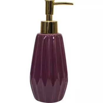Дозатор для жидкого мыла Purple, керамика, цвет фиолетовый