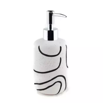 Дозатор для жидкого мыла Verran Magic керамика цвет белый/черный
