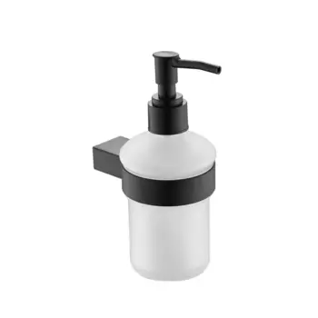 Дозатор для жидкого мыла Vidage Неверка подвесной стекло цвет черный