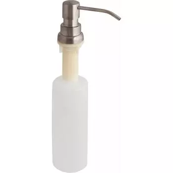 Дозатор для жидкого мыла врезной 350 мл цвет прозрачный