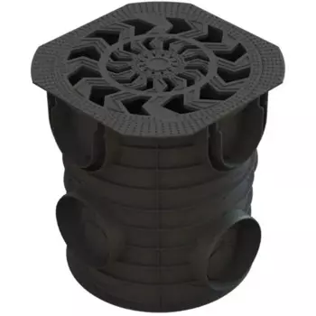 Дождесборник Standartpark Spark круглый с решеткой D283 мм