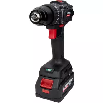 Дрель-шуруповерт аккумуляторная ударная бесщеточная Elitech HD CD20ISL2, 20 В Li-Ion 2x4 Ач