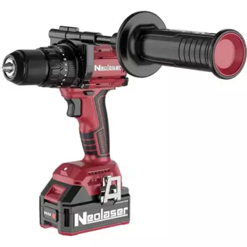 Дрель-шуруповерт аккумуляторная ударная бесщеточная Neolaser NCDB-170, 20 В Li-ion 2x4 Ач