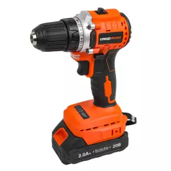 Дрель-шуруповерт аккумуляторная бесщеточная Спец Промо БДА-20-ПБ, 20 В Li-ion 2x2 Ач